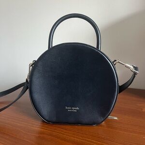 Kate Spade Black Round Crossbody Bag